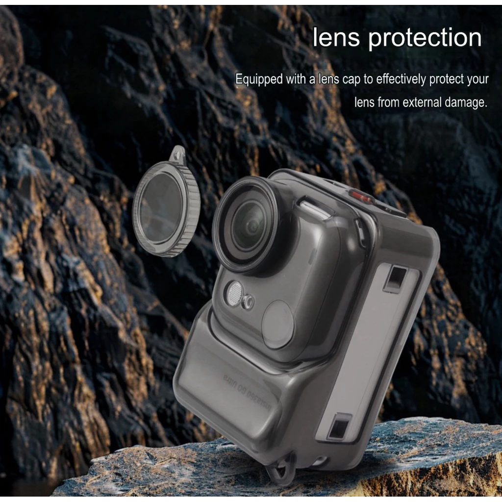 เคสยาง ใส TPU สำหรับ Insta360 Go Ultra TPU Protection Case for Insta360 GoUltra เคส แบบใส เคส กันกระแทก thumbnail 3