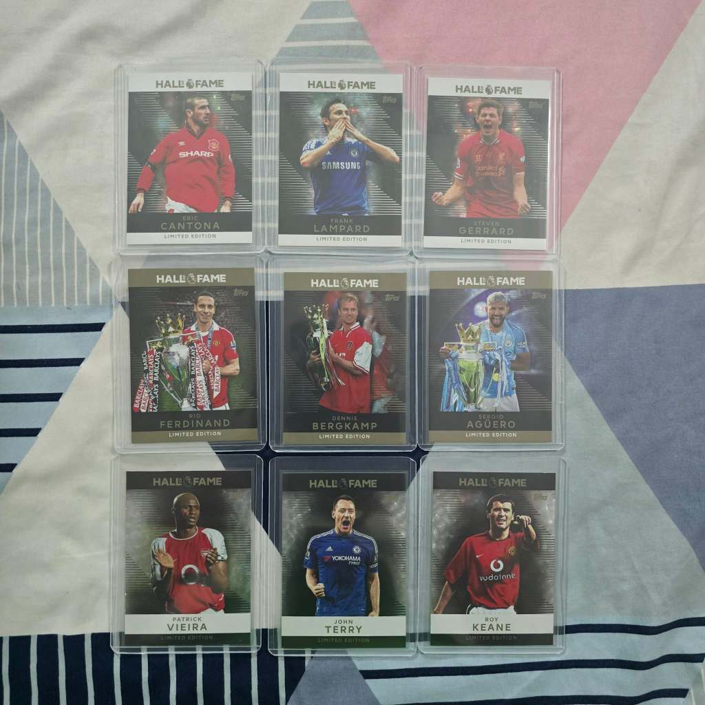 Topps การ์ดนักบอล Premier League Hall of Fame 2025-2026 Manu Chelsea Aresenal Liverpool ของแท้ ส่งไว