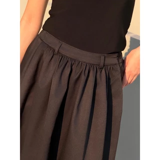 SEASON STUDIO - LANA SKIRT / กระโปรงยาว ทรงวอลลุ่ม ซับในทั้งตัว