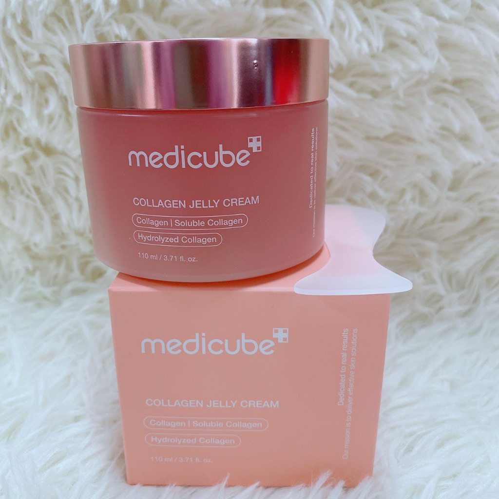 Medicube Collagen Jelly Cream ครีมคอลลาเจนเนื้อเยลลี่ | เติมน้ำให้ผิว ฟื้นฟูความยืดหยุ่น ไม่มัน ไม่อ