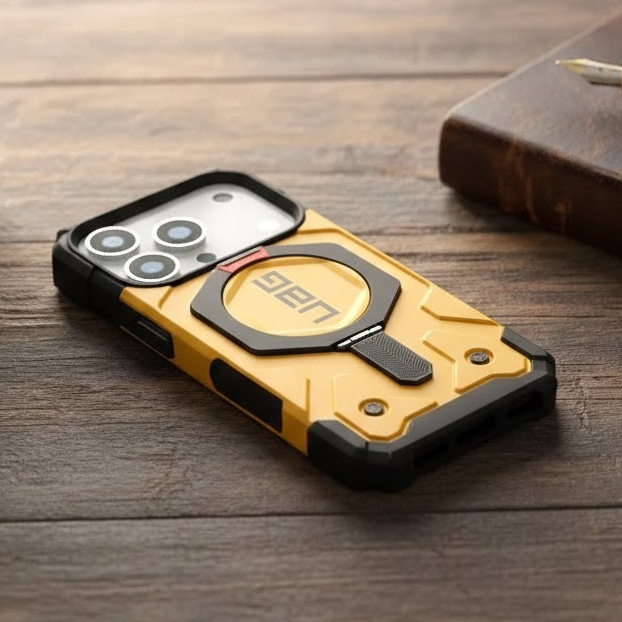 M01 CASEขาตั้ง UAG ออกแบบสำหรับการชาร์จแบบไร้สาย FOR IPHONE 16 17 PRO MAX AIR PLUS SAM S26 S23 S24 S25 UTRAL
