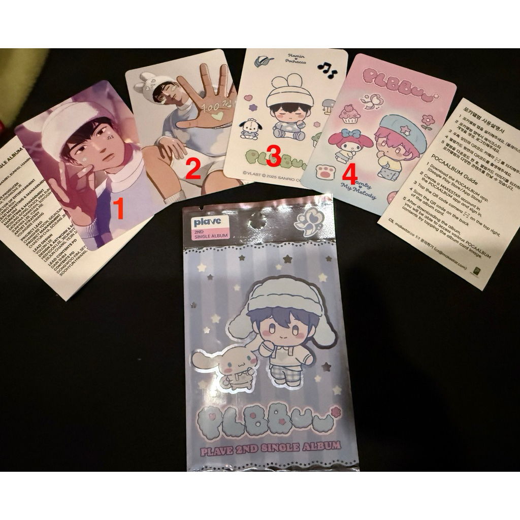 การ์ด PLAVE 💙💜🩷❤️🖤 - PLBBUU pocalbum Poca