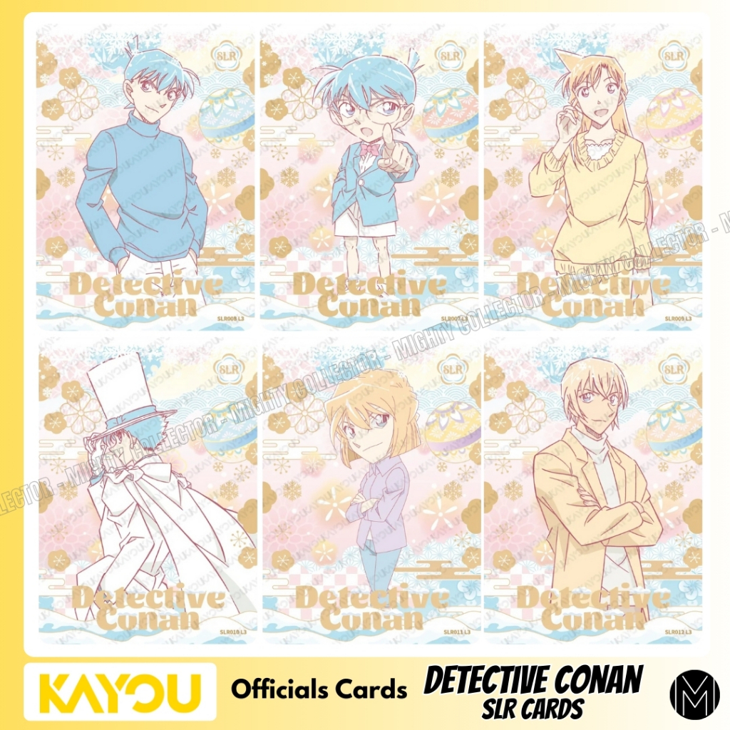 การ์ด Detective Conan SLR Cards - Kayou Official Cards - 7Th - การ์ดยอดนักสืบจิ๋วโคนัน - Like New