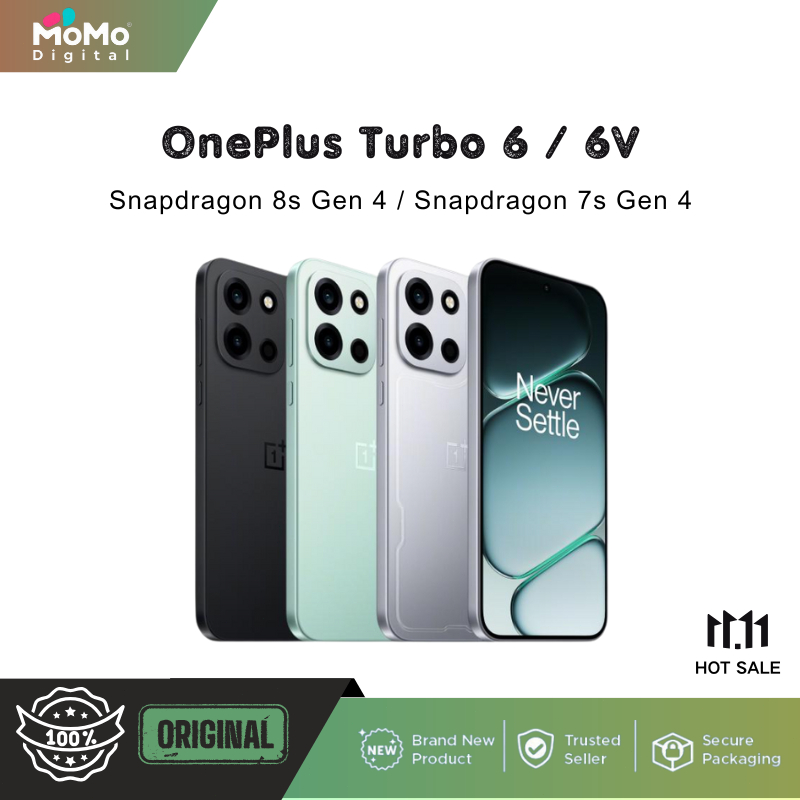 OnePlus Turbo 6 / 6V Snapdragon 8s Gen 4 / Snapdragon 7s Gen 4 9000 mAh 80W 6.78 inches 1272 x 2772 