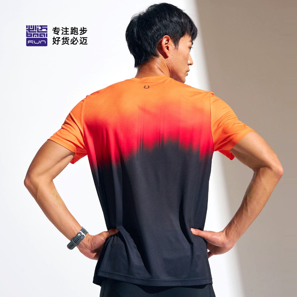 (พร้อมส่งในไทย)BMAI 2026 เสื้อวิ่งออกกำลังกายแขนสั้นพิมพ์ลาย รุ่น Magic Cube - รูปที่ 4