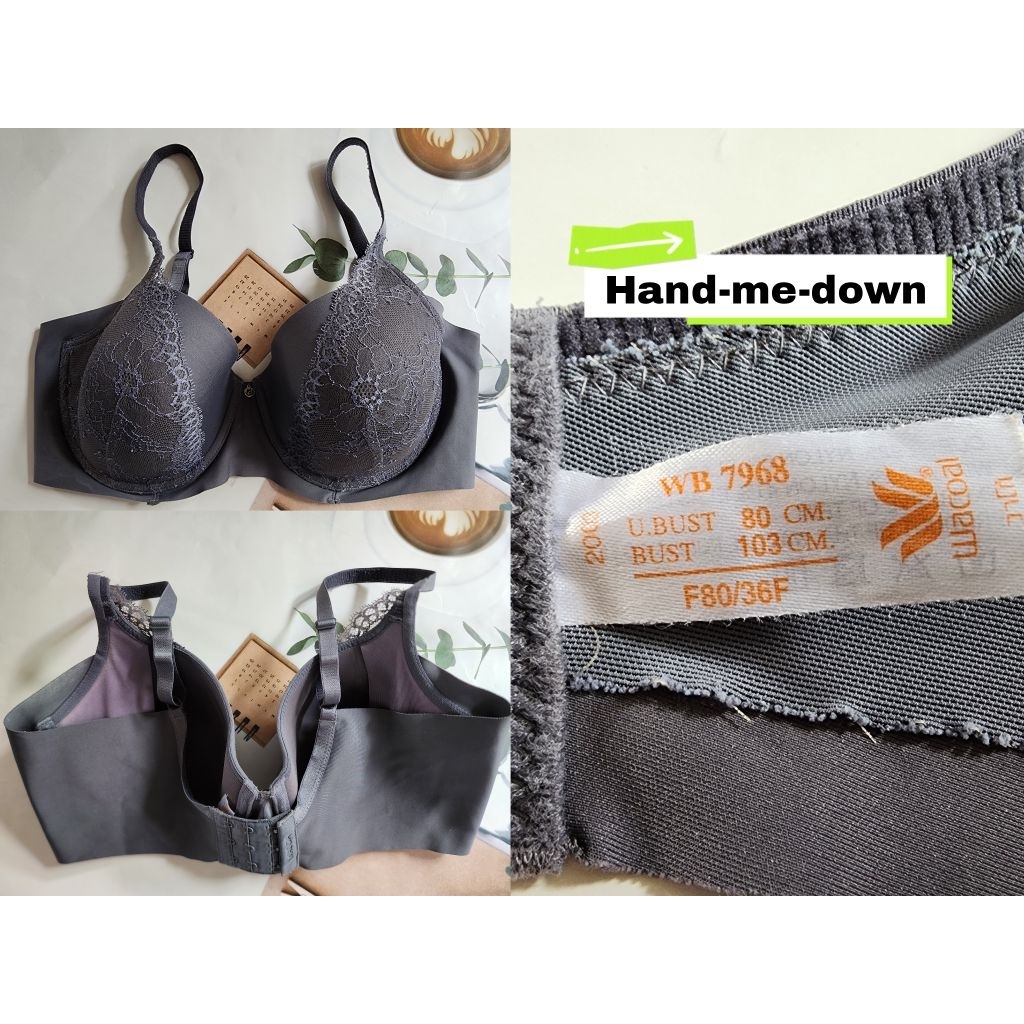 อ่านก่อนสั่ง ส่งต่องานไทย👉ไซซ์ 36F👉มีโครง ไม่มีฟองเสริม งาน 70%