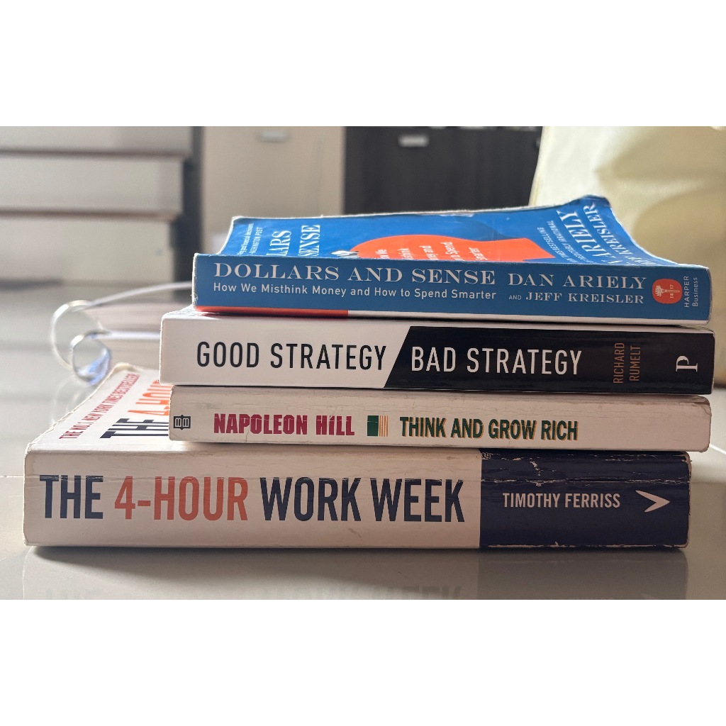 Self Improvement Book หนังสือพัฒนาตัวเองภาษาอังกฤษ The 4Hour Work Week Think And Grow Rich Good Stra
