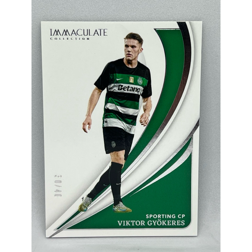 การ์ดฟุตบอล Panini 2024 - 2025 Immaculate Viktor Gyokeres Silver /40