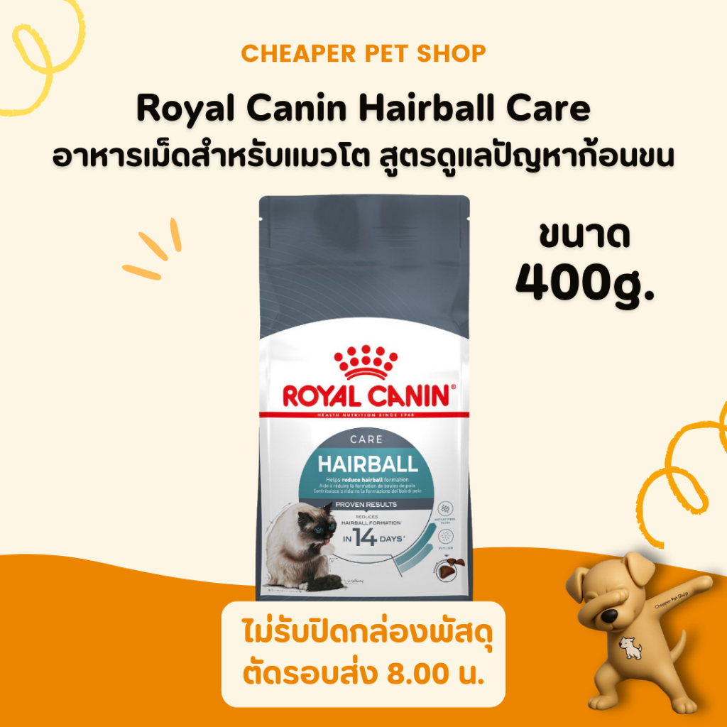 [Cheaper] Royal Canin Hairball 4kg อาหารแมว โรยัลคานิน สูตรกำจัดก้อนขน ขนาด 4 กิโลกรัม