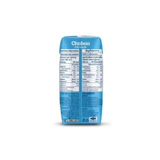 CHABAA น้ำส้มวาเลนเซีย 40% 180 มล. (18 กล่อง)