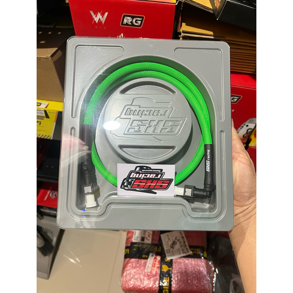 สายน้ำมันหัวฉีด SKS (หัวปลดไว) แรงดันสูง ทนความร้อน รองรับ E85 (ความยาว 1 เมตร)