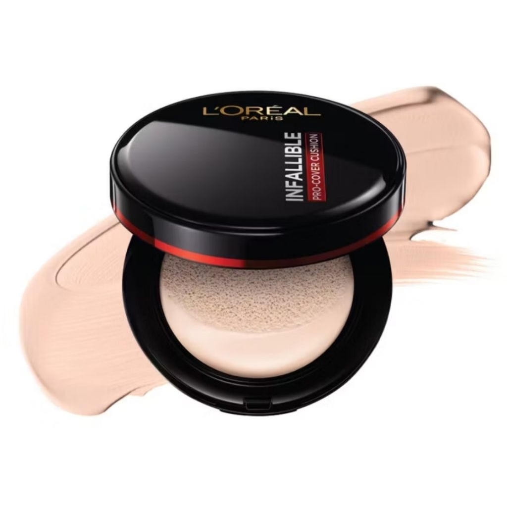 L'Oreal Makeup ลอรีอัล ปารีส อินฟอลลิเบิล โปร-คัฟเวอร์ คุชชั่น ตลับจริง รีฟิล