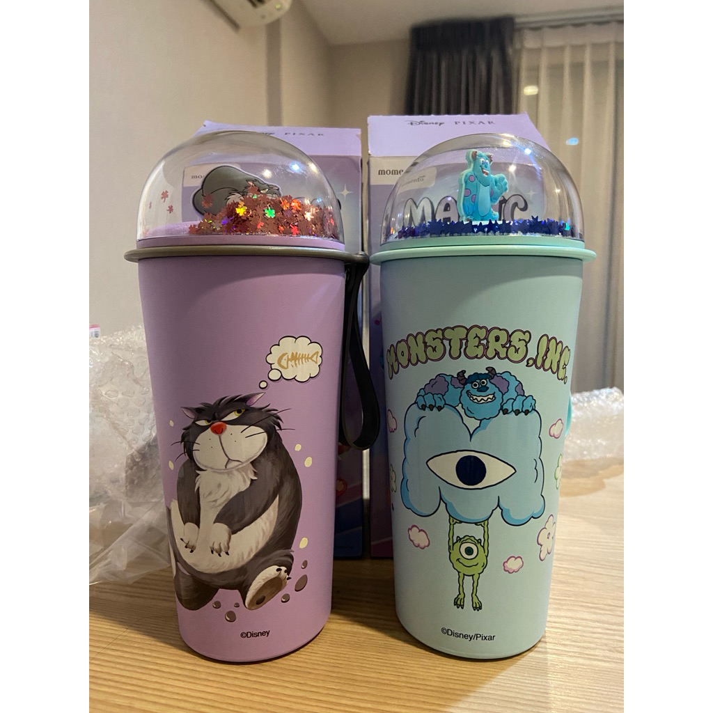 (พร้อมส่ง) Momento x Disney แก้วน้ำสเตนเลส เก็บความเย็น 650 มล. ลิขสิทธิ์แท้ แก้วเก็บอุณหภูมิ