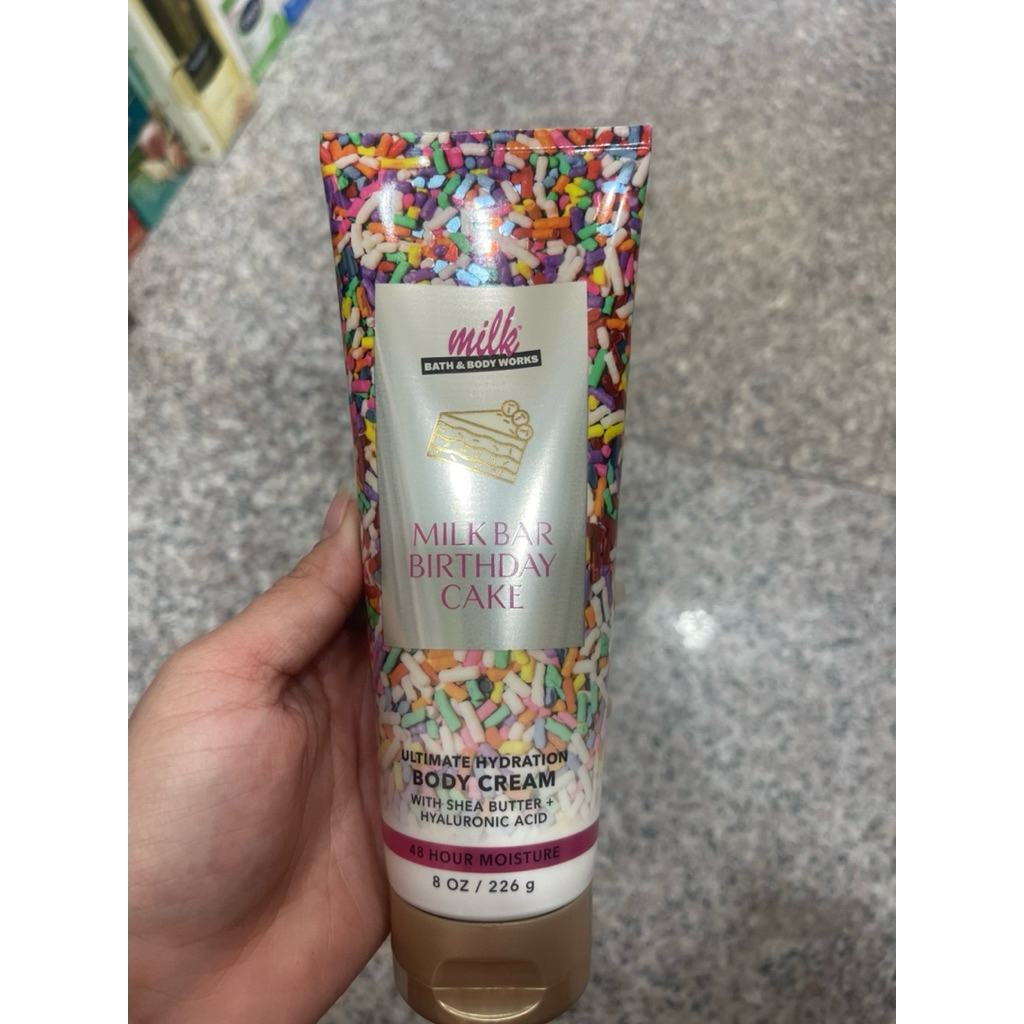 Bath & Body Works Milk Bar Birthday Cake Body Cream 226g. ของแท้ - รูปที่ 2