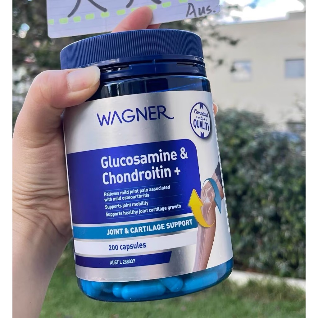 Wagner Glucosamine+Chodrotin กลูโคซามีน + โคโดรลติน ลดอาการปวดข้อเข่า และบำรุงข้อต่างๆ-อาลีสุขภาพ