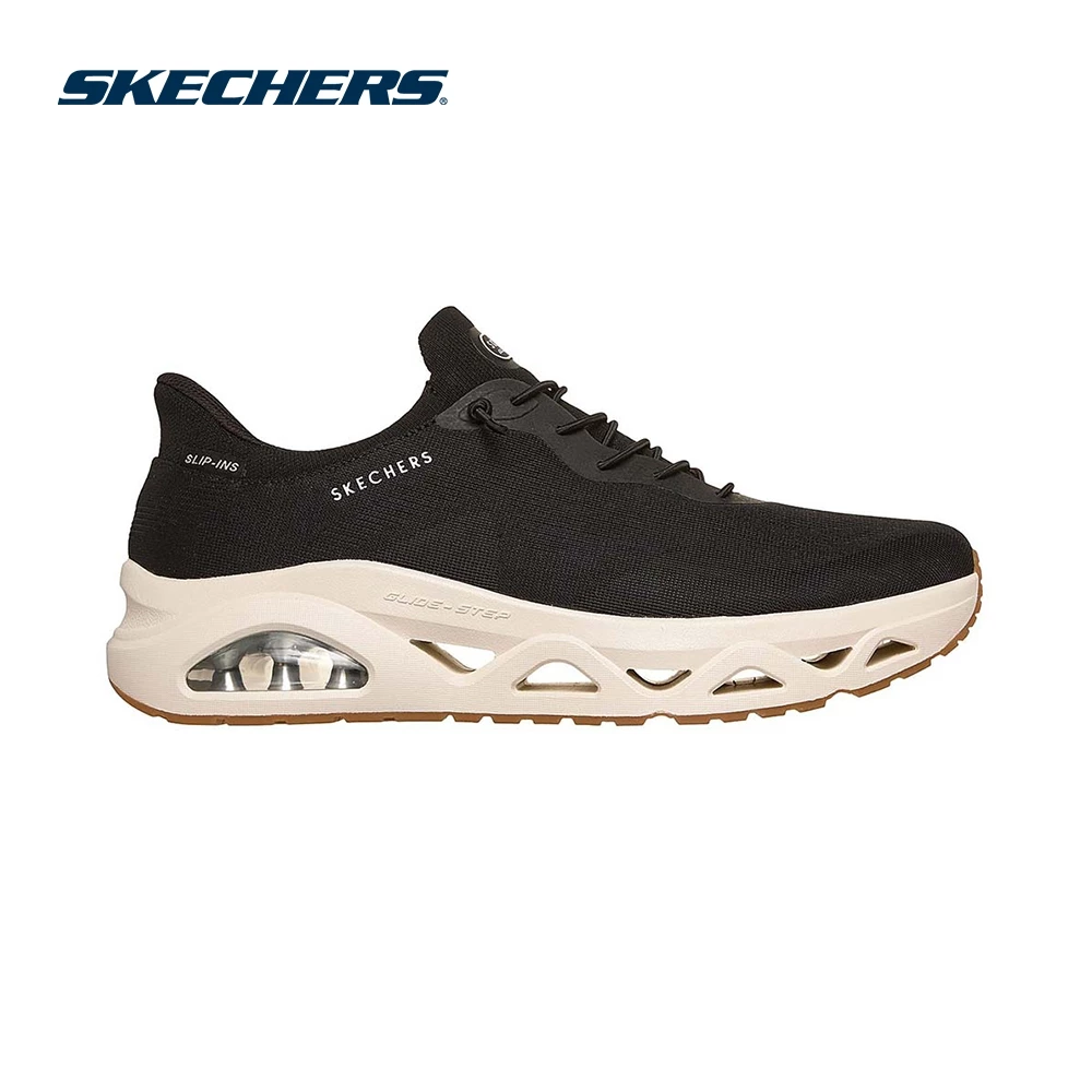 Skechers สเก็ตเชอร์ส รองเท้าผู้ชาย Men Street Uno Glide-Step Shoes - 183421-BLK (latest)