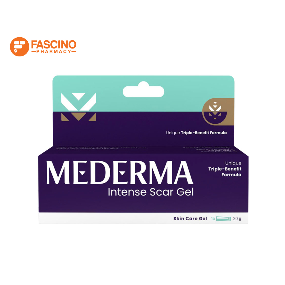 Mederma Intense Scar Gel เจลลดรอยแผลเป็น (20g.) รอยแผลเป็นทั้งเก่าและใหม่แลดูจางลง ใน 14 วัน