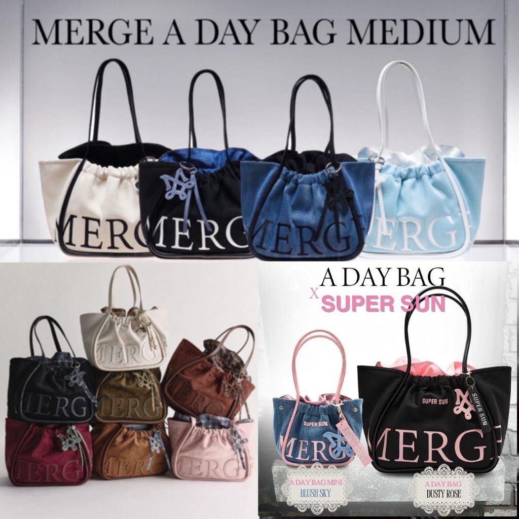 แมสด่วน📍Merge A Day Bag  ของแท้100% ใหม่มือ1ล็อตล่าสุด