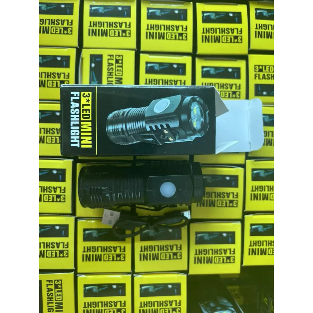 ไฟฉายแรงสูง 3LED รุ่น 528B ชาร์จ USB thumbnail 4