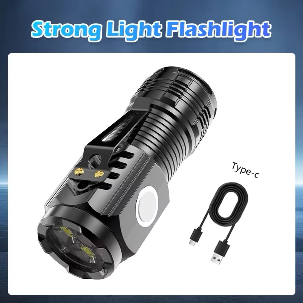 ไฟฉายแรงสูง 3LED รุ่น 528B ชาร์จ USB thumbnail 6
