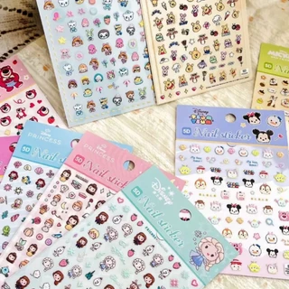 พร้อมส่งจากไทย!!! สติกเกอร์ติดเล็บ สติกเกอร์ลายนูน สติกเกอร์ 5D ลายSanrio Disney สติกเกอร์ตกแต่ง ติดสมุดสิ่งของน่ารัก