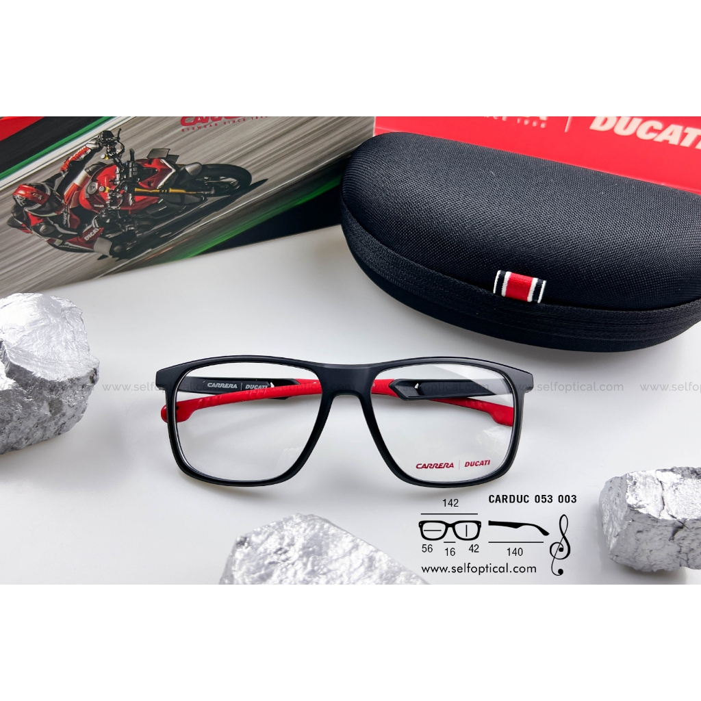 กรอบแว่น Carrera Ducati CARDUC 053 003 MATT BLACK Size 56ของแท้ รับประกัน 2 ปี พร้อมบริการหลังการขาย