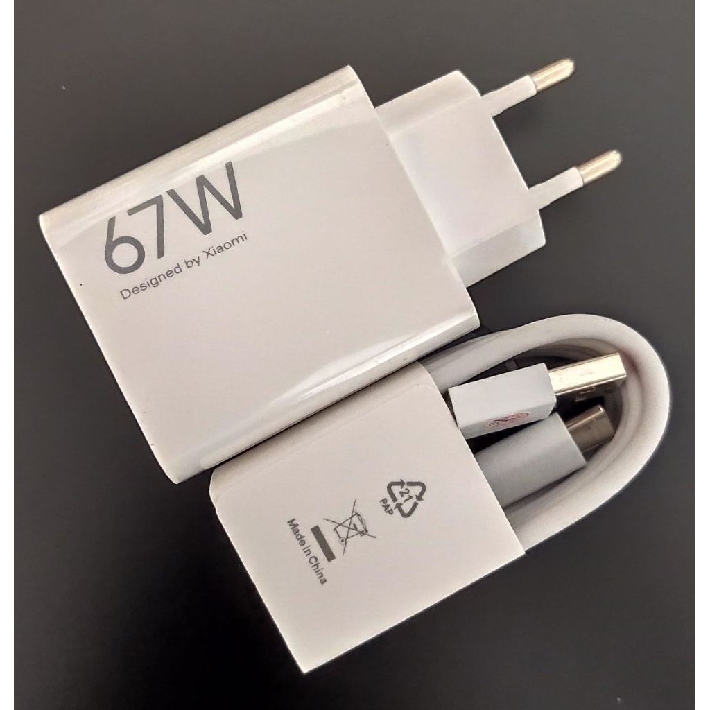 XIAOMI 67W TURBO CHARGE NO PACKAGE ** ADAPTER 67W + USB C 6A (120W)
