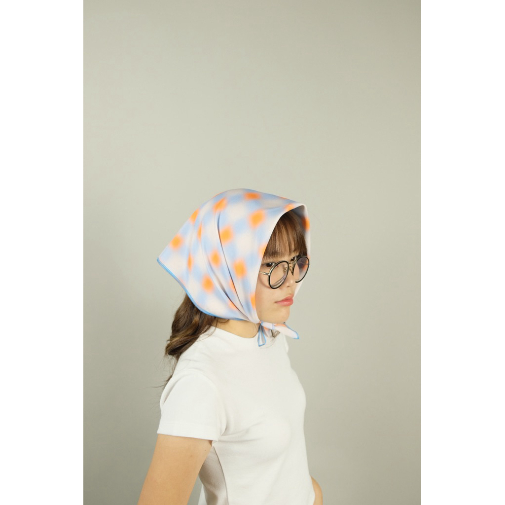 ผ้าโพกหัว Misty Plaid Bandana
