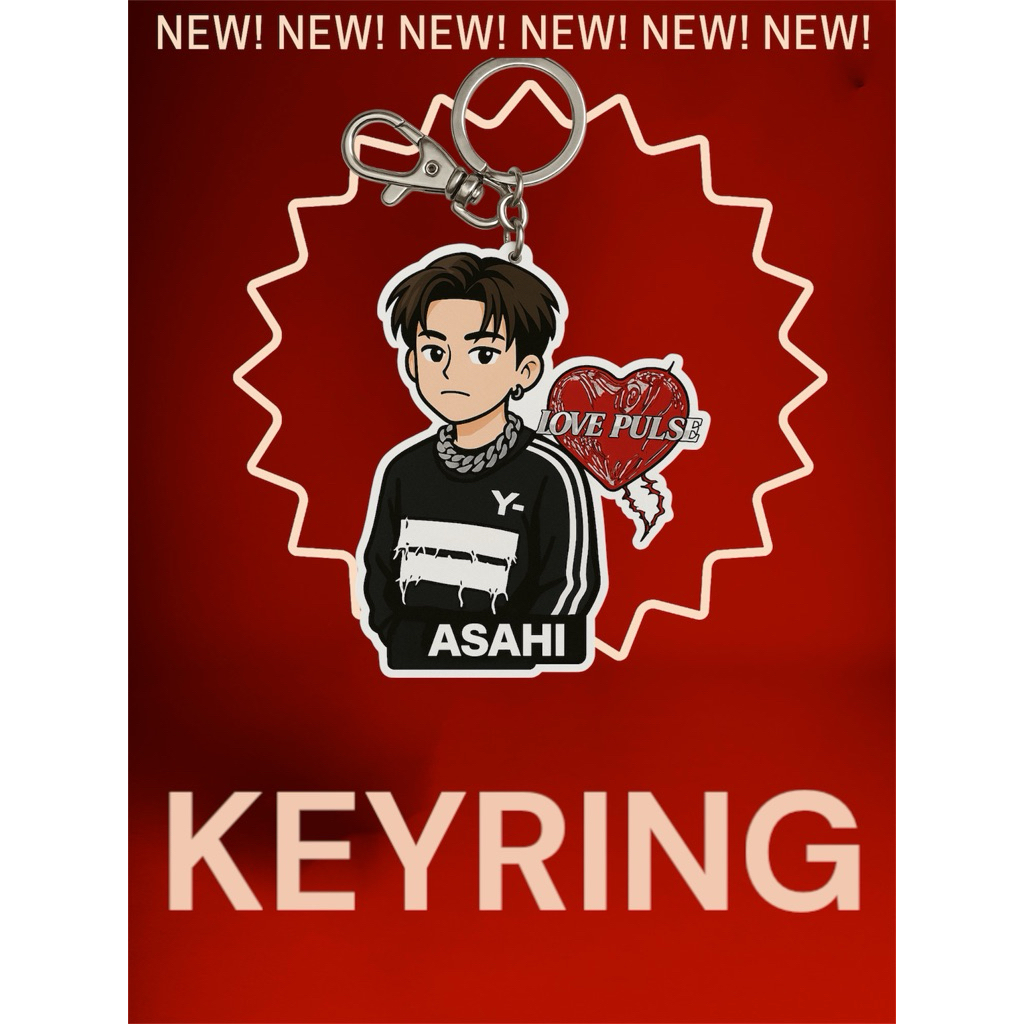 พวงกุญแจอะคริลิกASAHI(TREASURE )💎