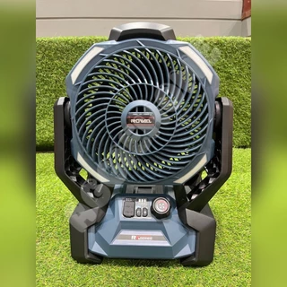 ROWEL พัดลม ไร้สาย 20V รุ่น DFA750RX-S (โฉมใหม่) มีตัวเลือก แบตและแท่นชาร์จ ขนาด 8" CORDLESS FAN พัดลมตั้งโต๊ะ แคมป์ปิ้ง