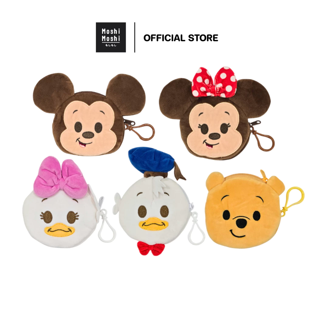 Moshi Moshi กระเป๋าเศษสตางค์ ลาย ลิขสิทธิ์แท้จาก Disney กระเป๋าใส่เหรียญ รุ่น 8100049726-49730
