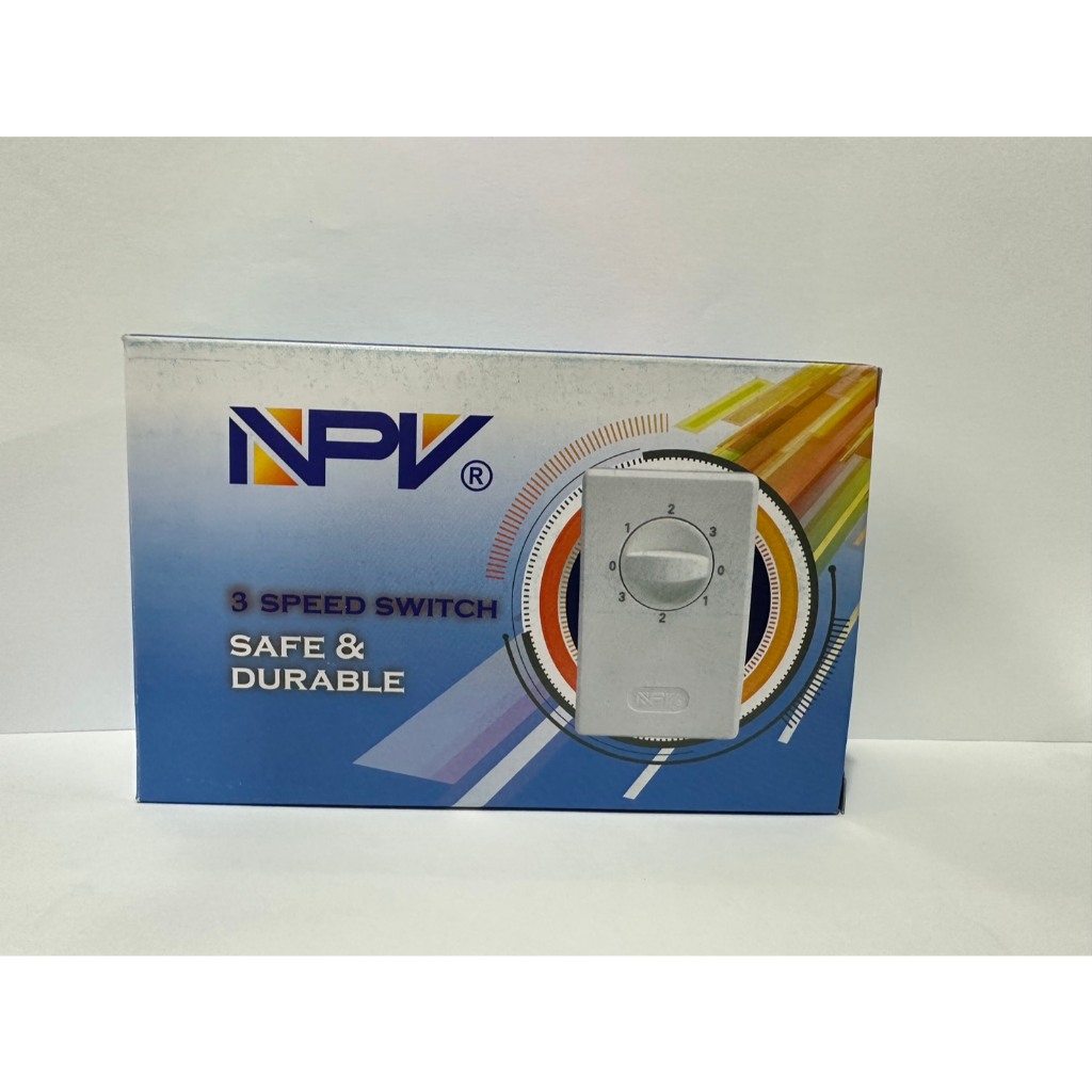 NPV สวิทซ์พัดลม เพดาน สามารถปรับได้ 3 ระดับ ใช้ได้กับทุกยี่ห้อ พัดลมโคจร  พัดลมเพดาน