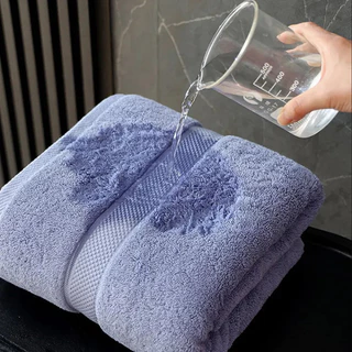 ผ้าเช็ดตัว เกรดโรงแรม ผ้าขนหนูอาบน้ำ Cotton 100% ซับน้ำดีเยี่ยม เนื้อผ้าหนานุ่ม ไม่ระคายผิวขนฟูหนานุ่มมาก
