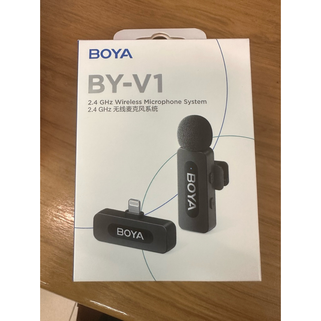 BOYA BY-V1 ไมค์ไร้สาย ตัดเสียงรบกวน สำหรับ iphone (มือสอง)