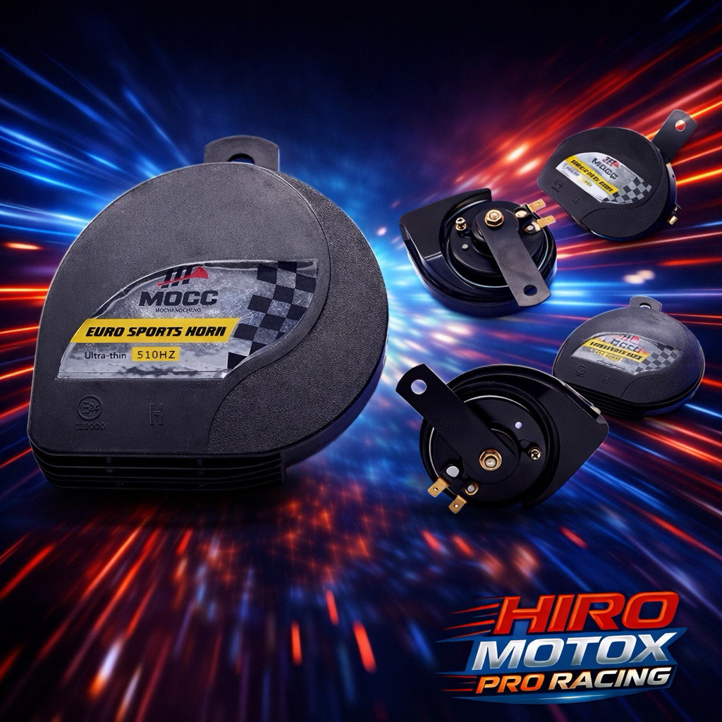 แตรไฟฟ้า MOCC Euro Sport เสียงดังพิเศษ แบบบาง สำหรับรถจักรยานยนต์