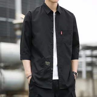 เสื้อเชิ้ตผู้ชายสไตล์ฤดูร้อนเสื้อผู้ชาย และเสื้อผู้ชายธุรกิจสบาย ๆ