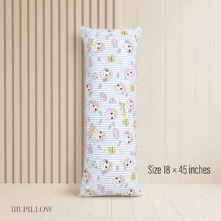 หมอนบอดี้ 18×45" ใยขนห่านเทียม/รุ่นปลอกถอดซักไม่ได้