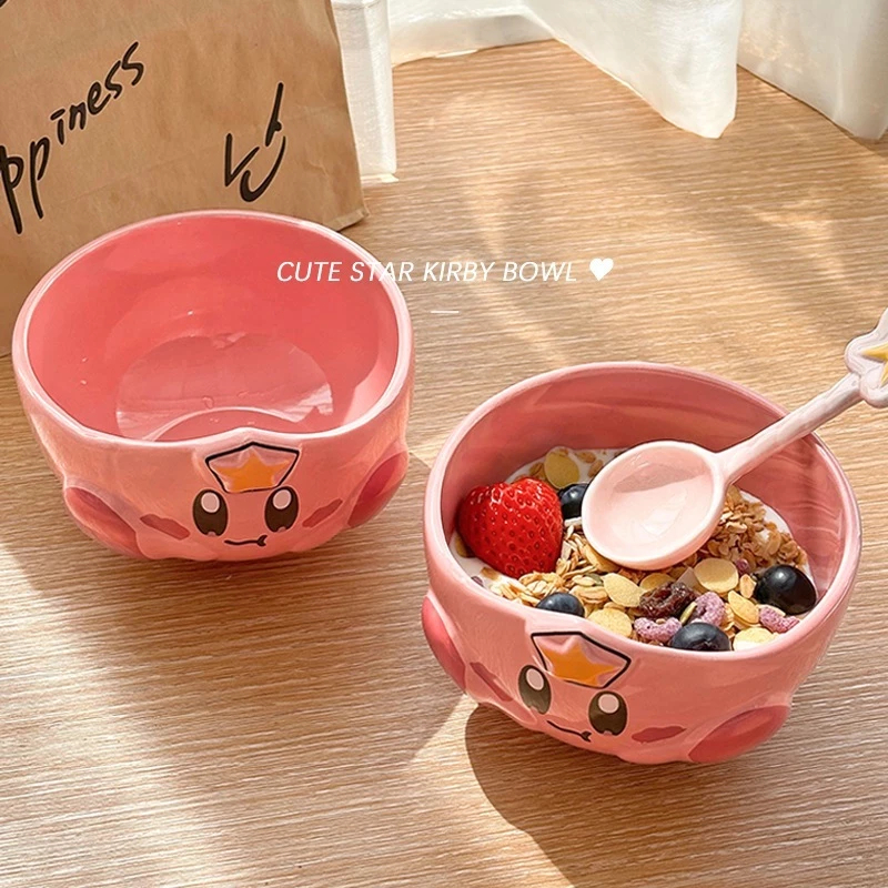 เซรามิคชามข้าวแห้ง Matcha bowl การ์ตูนบนโต๊ะอาหารมูลค่าสูงสําหรับแฟนแฟน - รูปที่ 3
