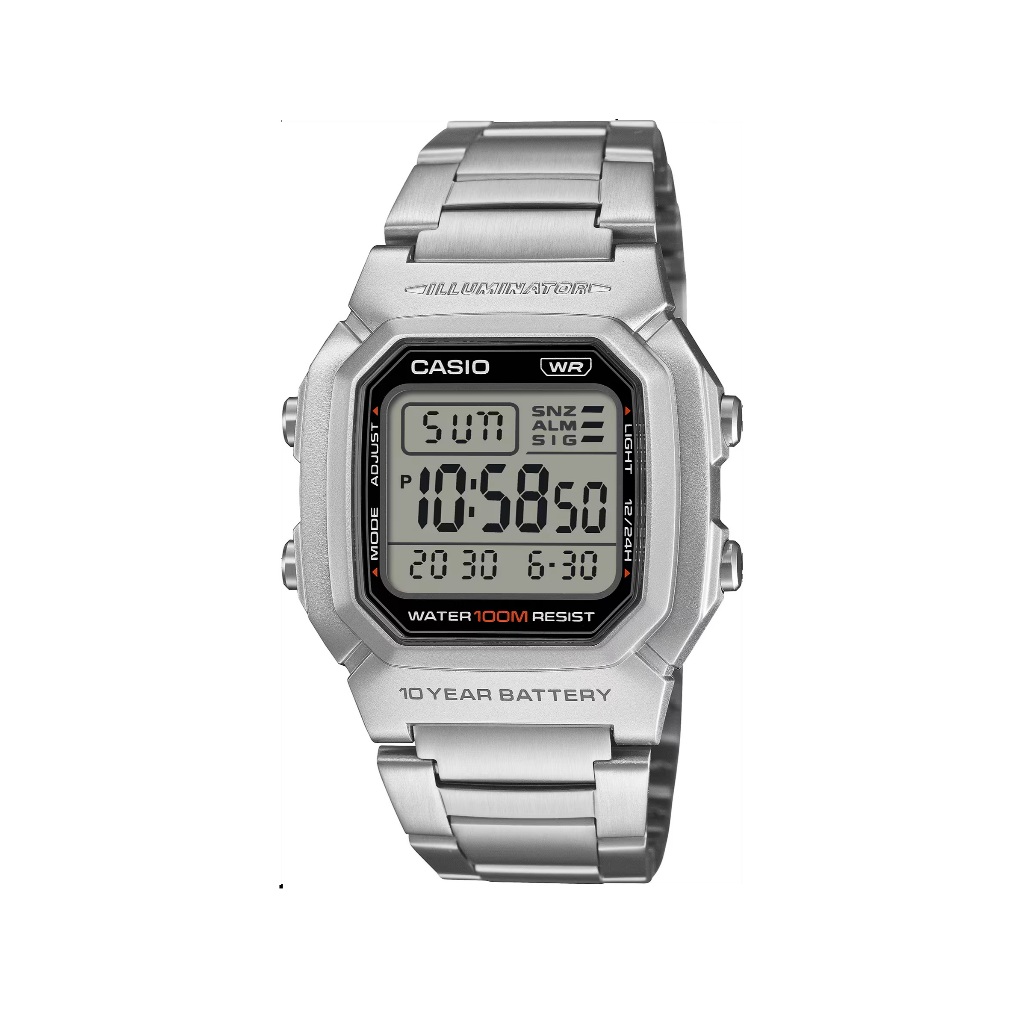 Casio นาฬิกาข้อมือผู้ชาย W-800HD-1AVDF vintage Watch Quartz