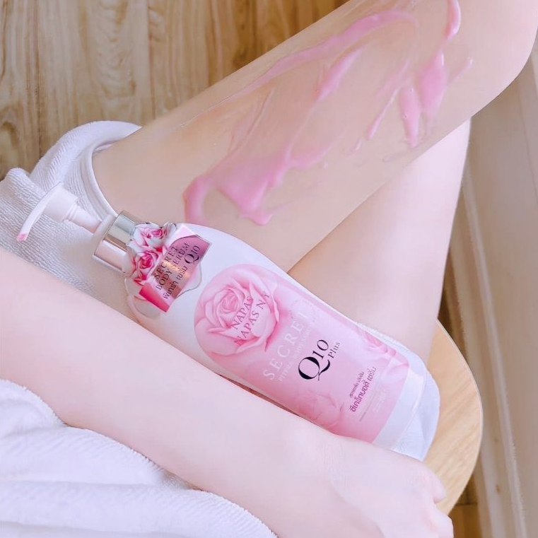 [ของแท้ ส่งฟรี ไลฟ์ลด50%]นภัสซีเคร็ท นมหอม มิ้ลค์ เซรั่ม Q10 PLUS  โลชั่นคิวเท็น พลัส ขนาด 300 ml. - รูปที่ 5