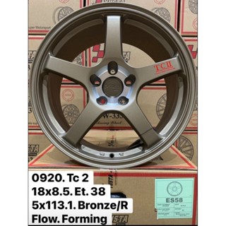 ล้อแม็กซ์ YUSTA​ TC2​ขอบ18 5​รู114.3​กว้าง8.5นิ้วET38​ FLOW​…