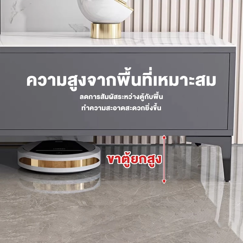 CC ชั้นวางทีวี มินิมอล สำหรับทีวี 55/65/75 นิ้ว มีลิ้นชัก thumbnail 9