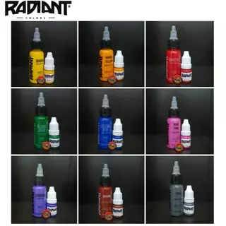 สีสัก หมึกสักลาย เรเดียน Radiant ink แบ่งขาย 5 ml.