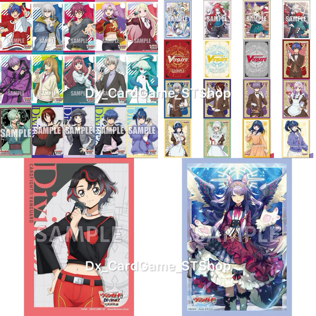 New❗️มีส่งด่วน⚡️แวนการ์ด D สลีฟ JP แยกซอง ไรด์ไลน์ ซองใส่การ์ด ซองคลุมสลีฟ Nao Erika Suzune Vanguard Sleeve Bushiroad