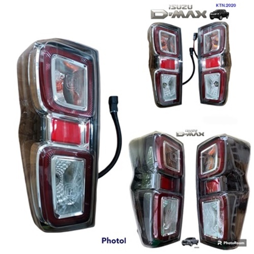 ไฟท้าย LED อีซูซุดีแม็ก Isuzu D-Max 2020 2021 2022 2023 รุ่นท็อป(งานตำหนิคละสี)