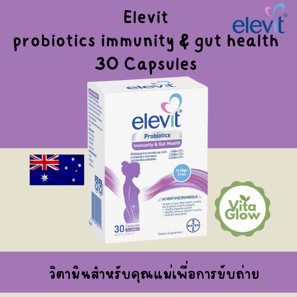 Elevit Probiotics Immunity & Gut Health 30 Capsules
