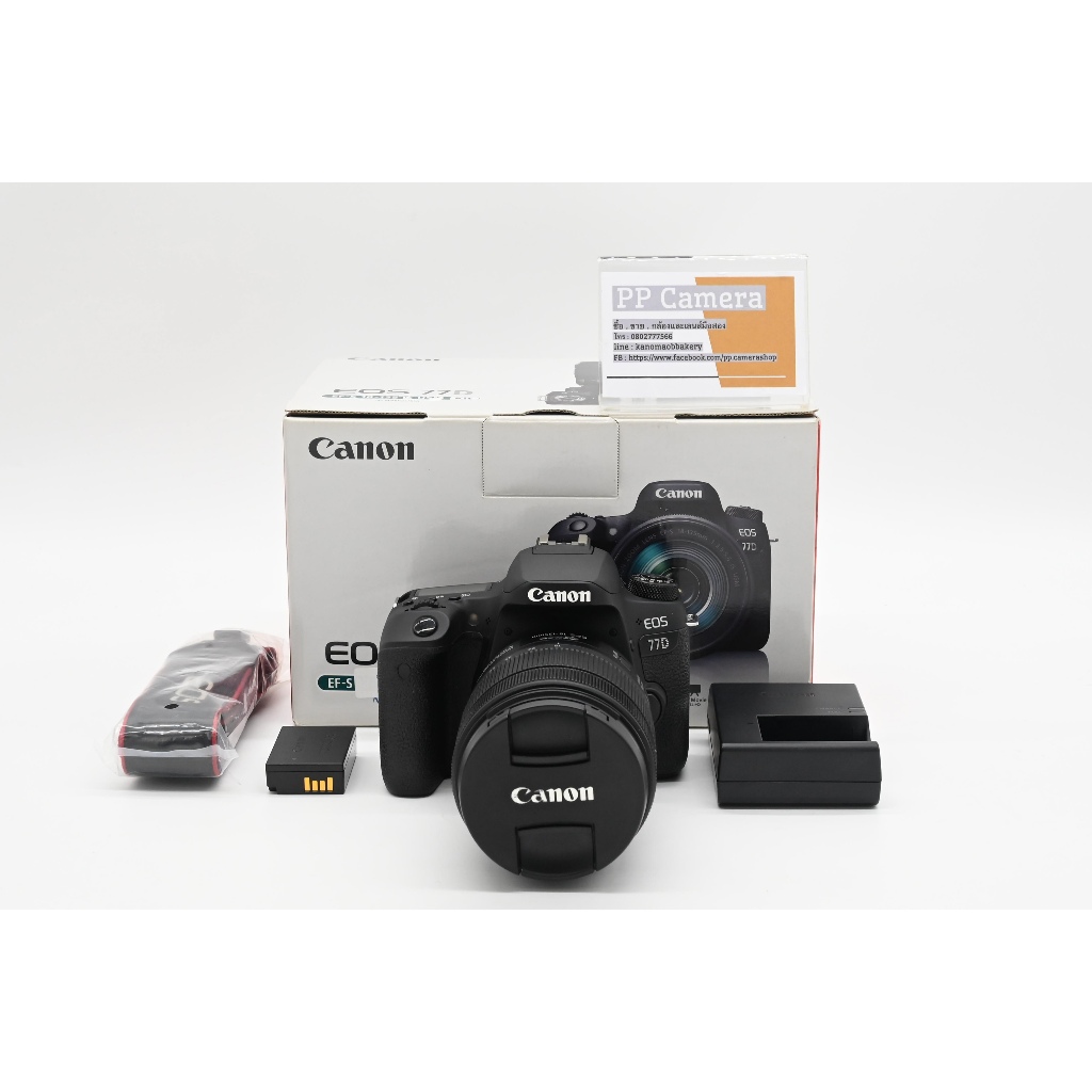 กล้อง Canon EOS 77D + 18-135mm IS USM Nano [มือสอง]