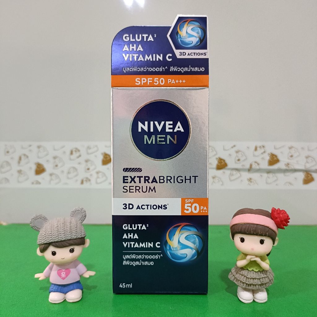 NIVEA Men Extra Bright Serum SPF50 PA+++ 45ml นีเวีย เมน เอ็กซ์ตร้า ไบรท์ เซรั่ม เอสพีเอฟ50 พีเอ+++ 45มล.