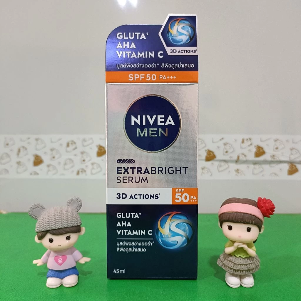 NIVEA Men Extra Bright Serum SPF50 PA+++ 45ml นีเวีย เมน เอ็กซ์ตร้า ไบรท์ เซรั่ม เอสพีเอฟ50 พีเอ+++ 45มล.