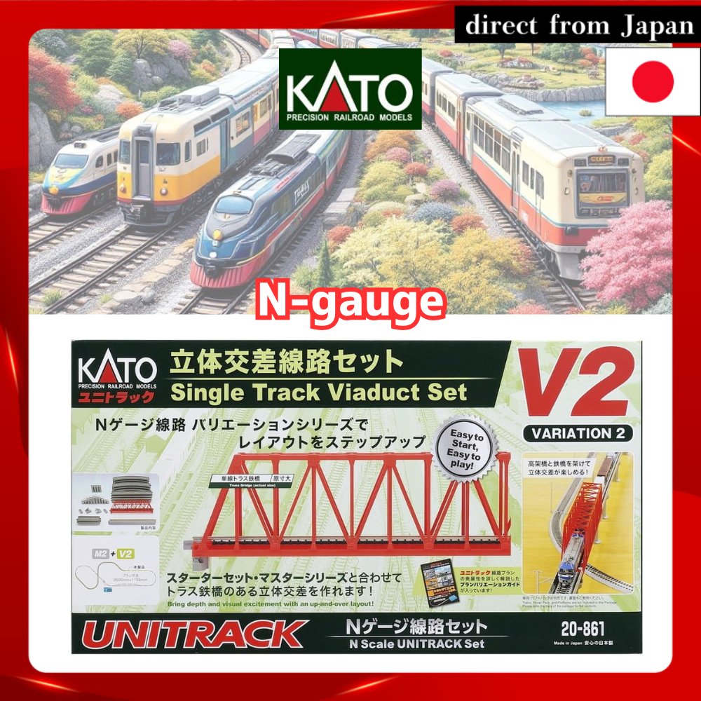 KATO N Gauge Inner Double Track Endless Set V2 20-861 Railroad Model Rail Set